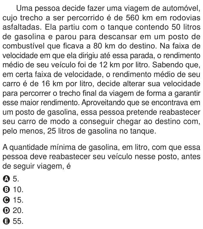 Questão 173 no caderno Azul do ENEM PPL 2024