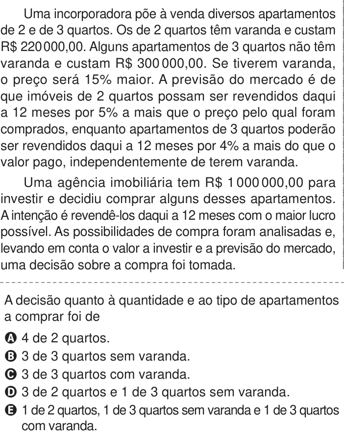 Questão 175 no caderno Azul do ENEM PPL 2024