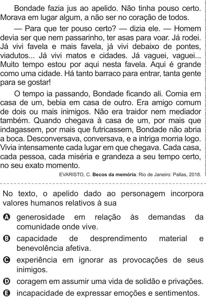 Questão 13 no caderno Azul do ENEM PPL 2022