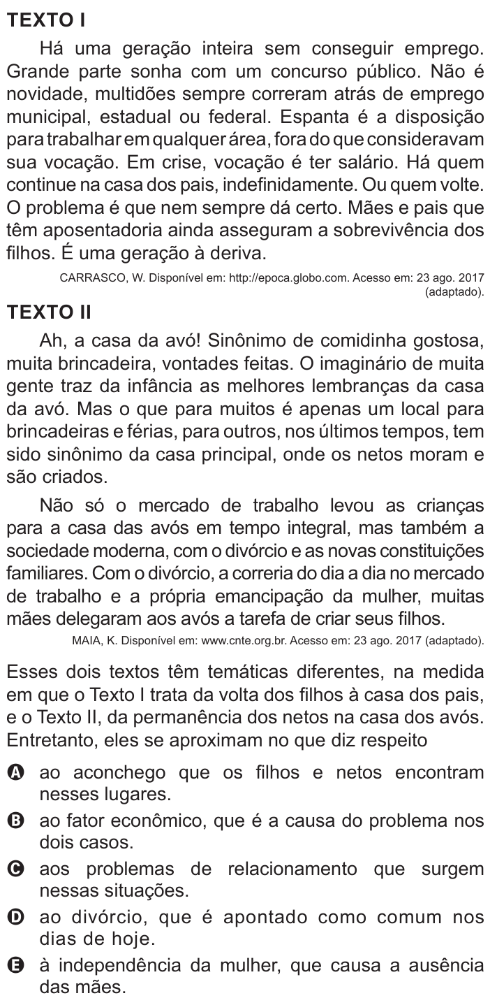 Questão 22 no caderno Azul do ENEM PPL 2022