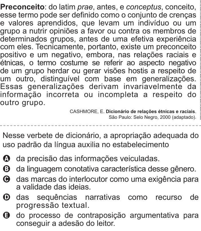 Questão 27 no caderno Azul do ENEM PPL 2022