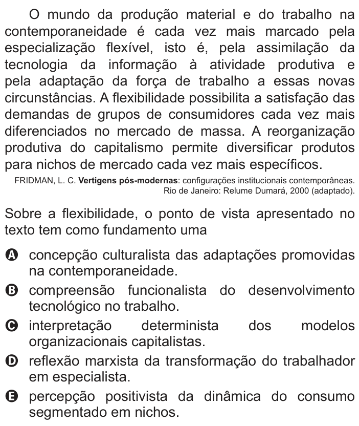 Questão 48 no caderno Azul do ENEM PPL 2022