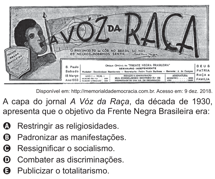 Questão 66 no caderno Azul do ENEM PPL 2022
