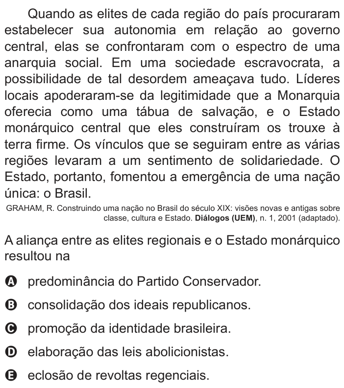 Questão 81 no caderno Azul do ENEM PPL 2022