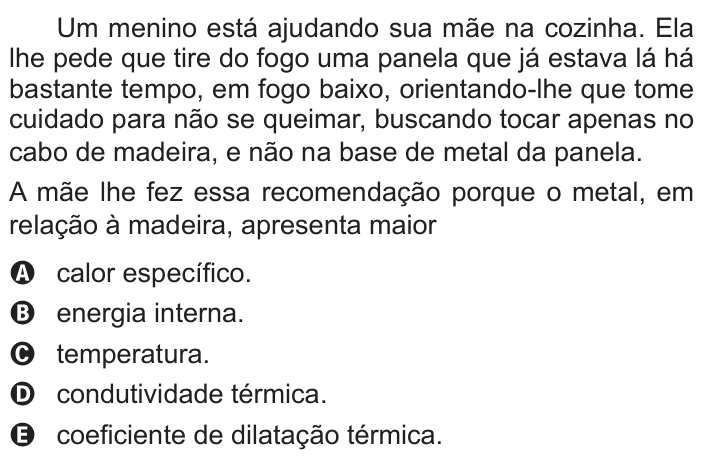 Questão 95 no caderno Azul do ENEM PPL 2022