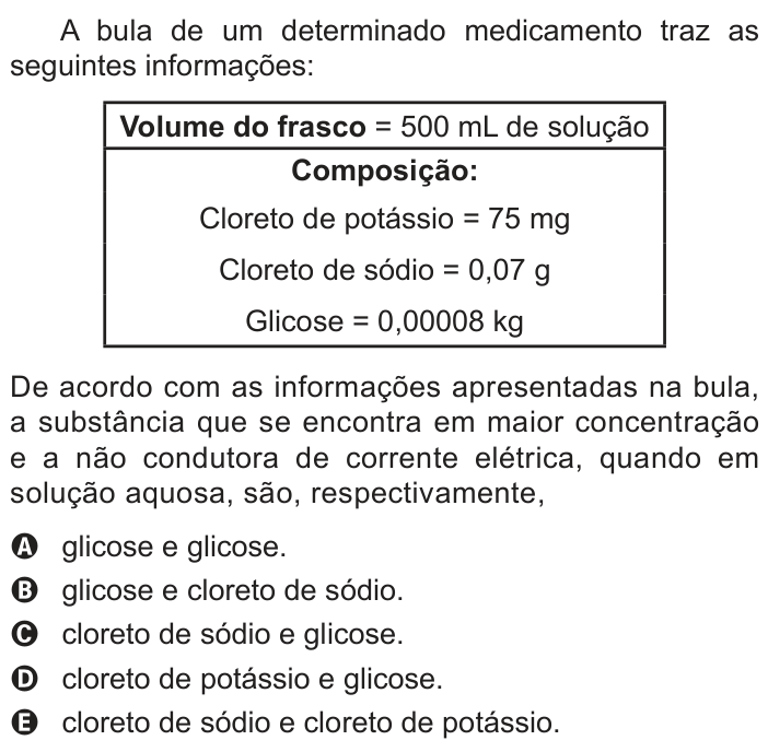 Questão 100 no caderno Azul do ENEM PPL 2022