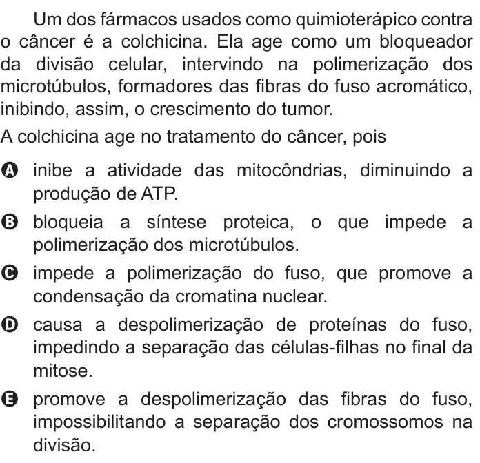 Questão 101 no caderno Azul do ENEM PPL 2022