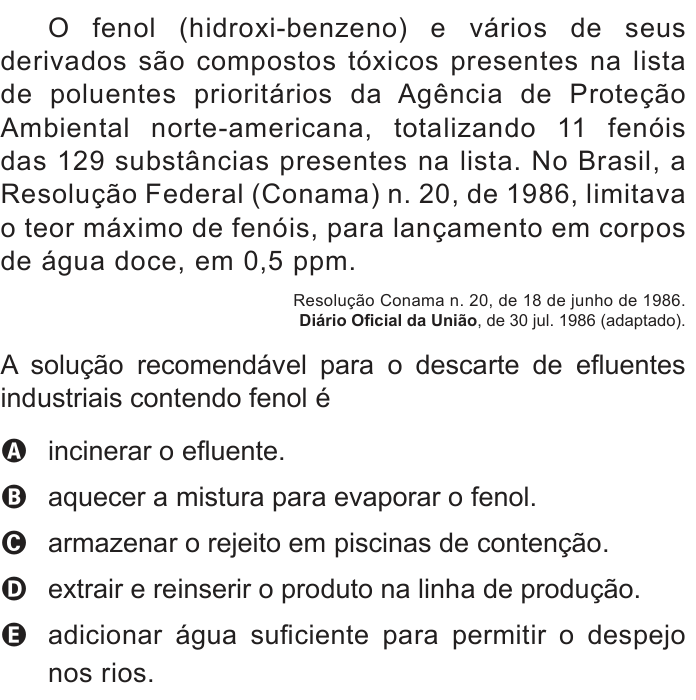 Questão 113 no caderno Azul do ENEM PPL 2022