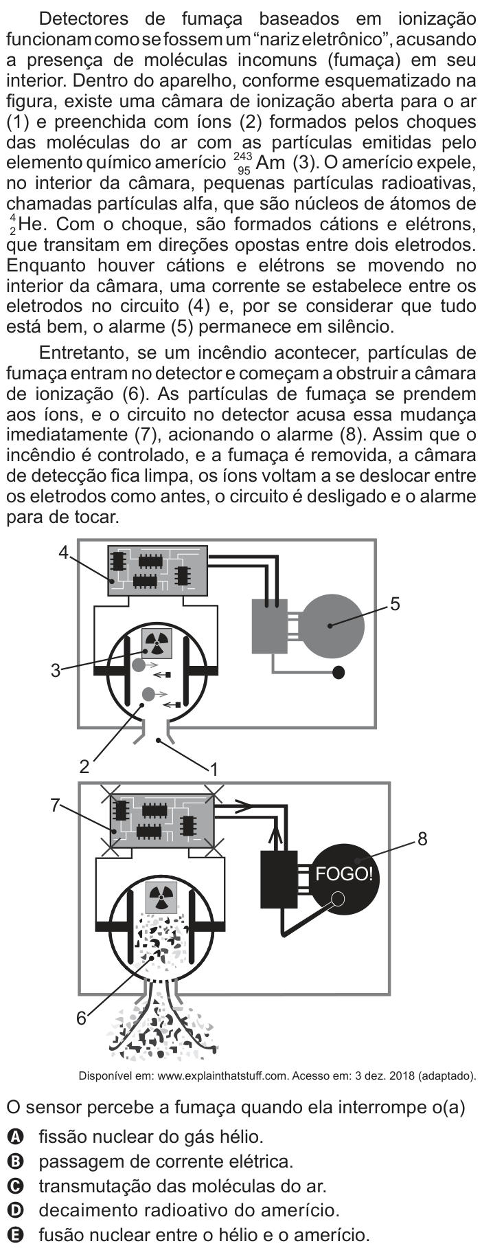 Questão 127 no caderno Azul do ENEM PPL 2022