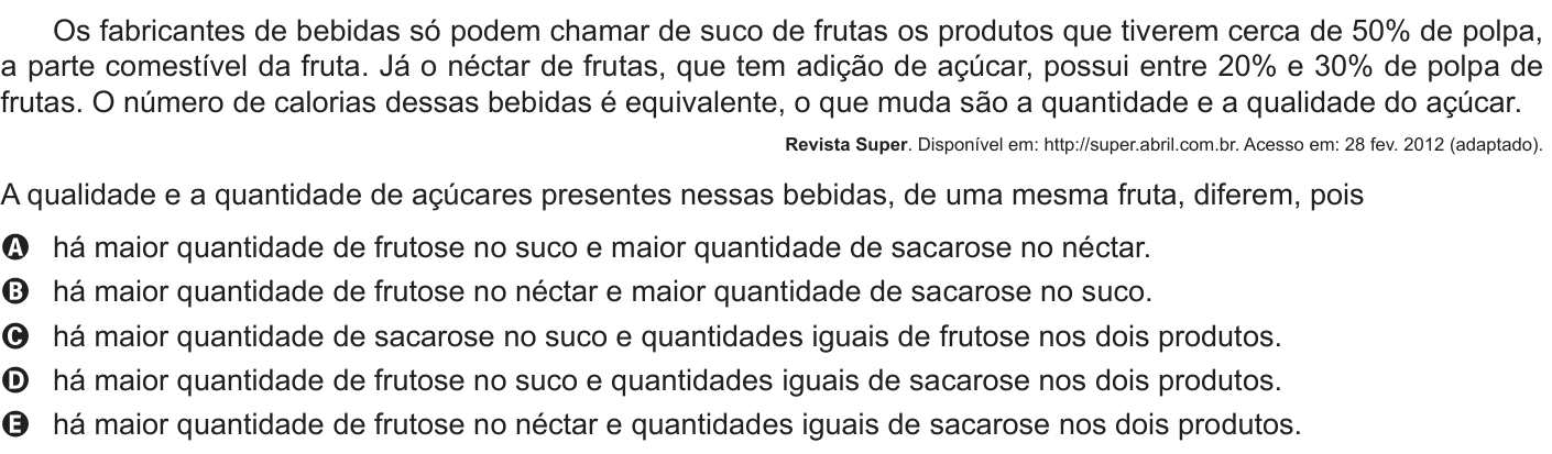Questão 129 no caderno Azul do ENEM PPL 2022