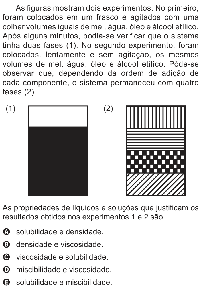 Questão 132 no caderno Azul do ENEM PPL 2022