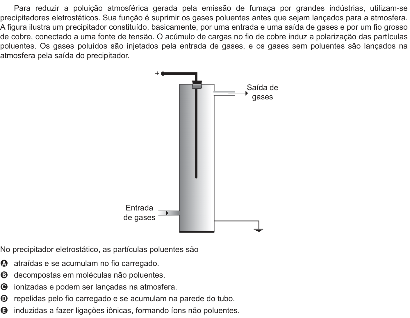 Questão 135 no caderno Azul do ENEM PPL 2022