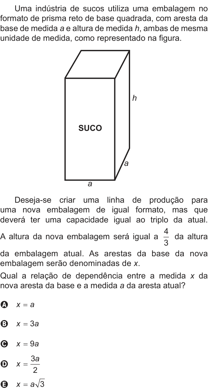 Questão 169 no caderno Azul do ENEM PPL 2022