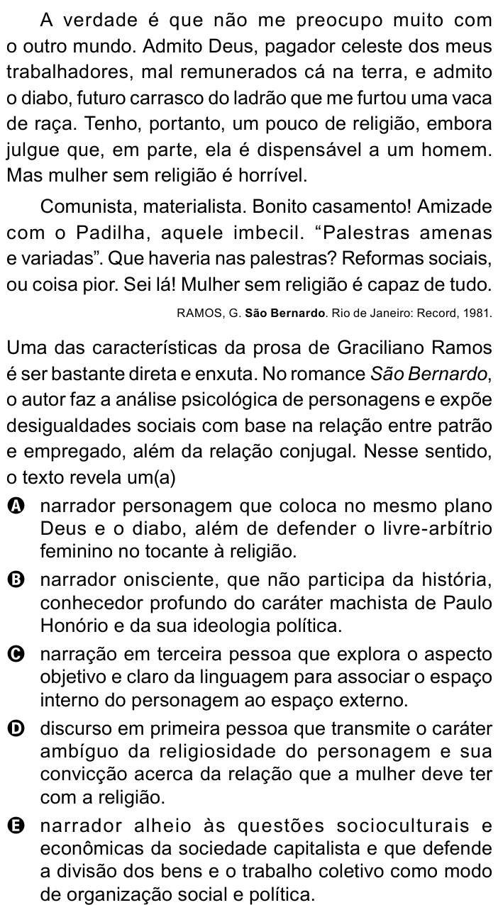 Questão 8 no caderno Azul do ENEM PPL 2023