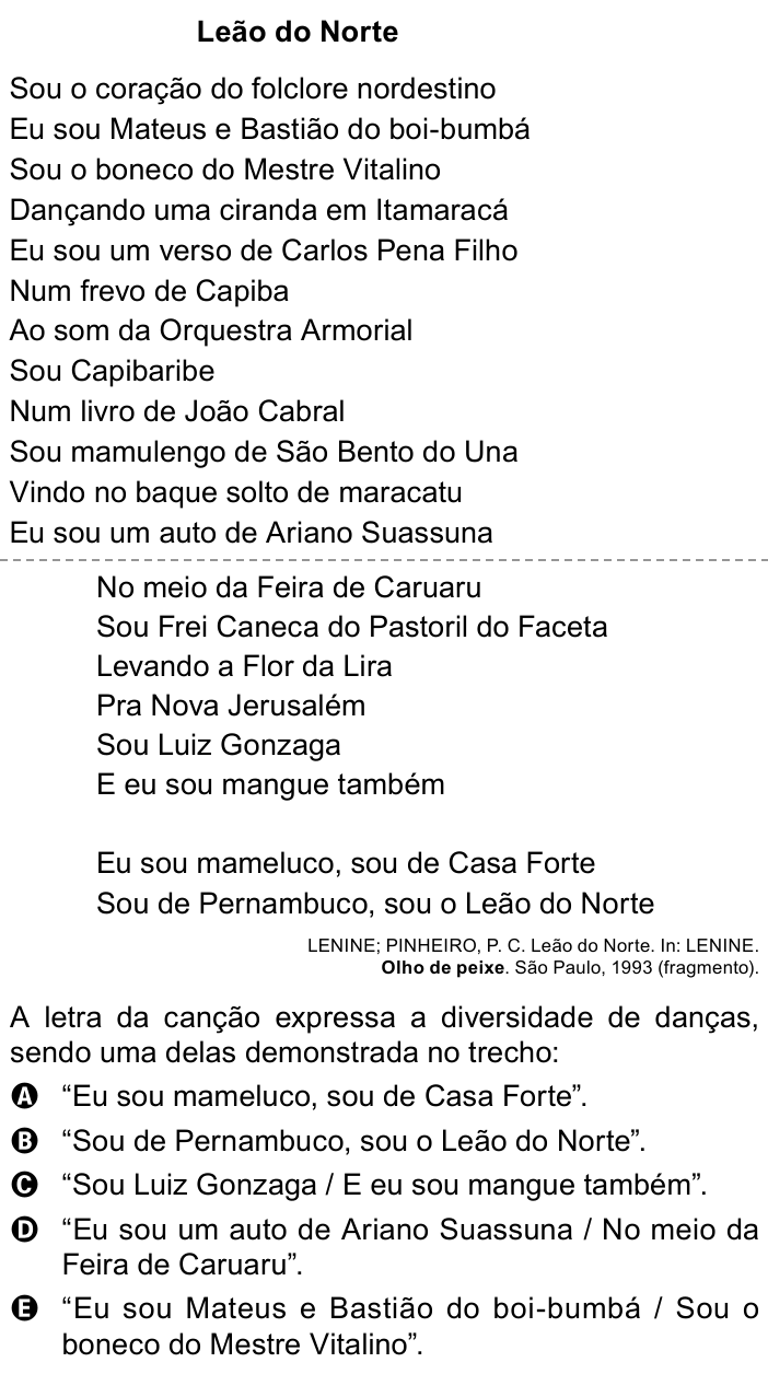 Questão 13 no caderno Azul do ENEM PPL 2023