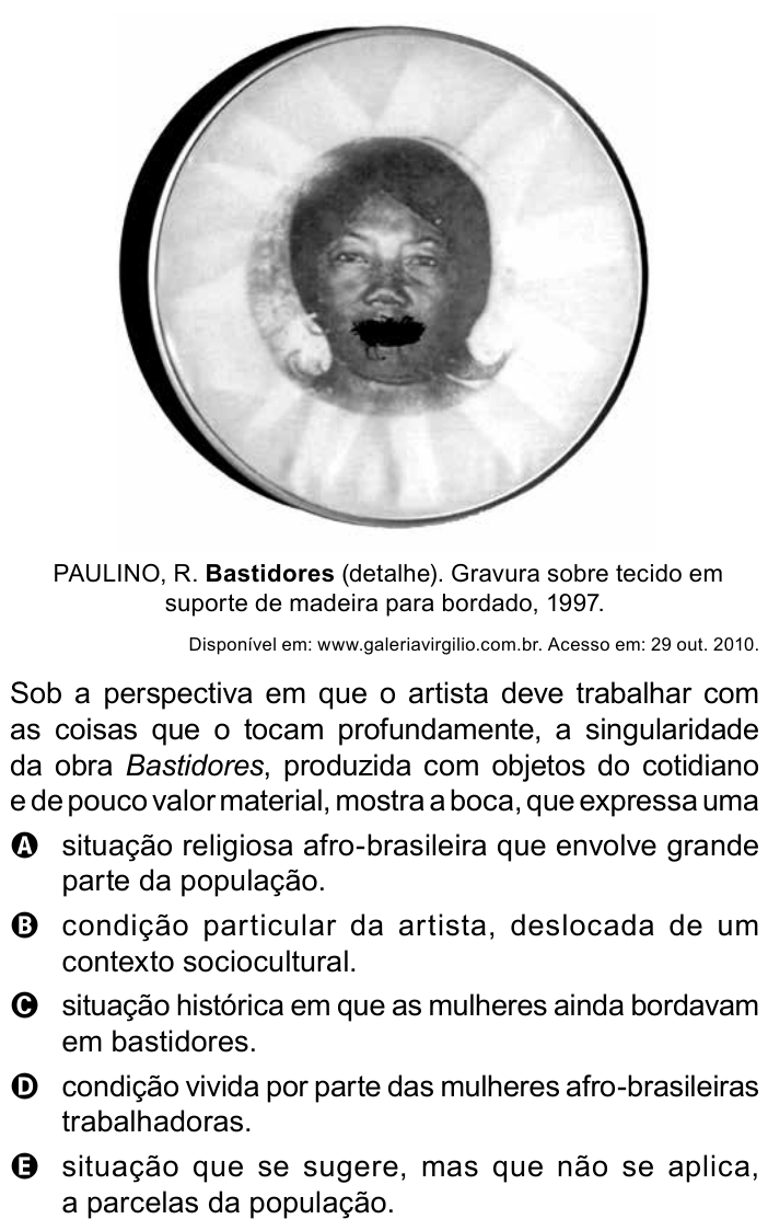 Questão 20 no caderno Azul do ENEM PPL 2023