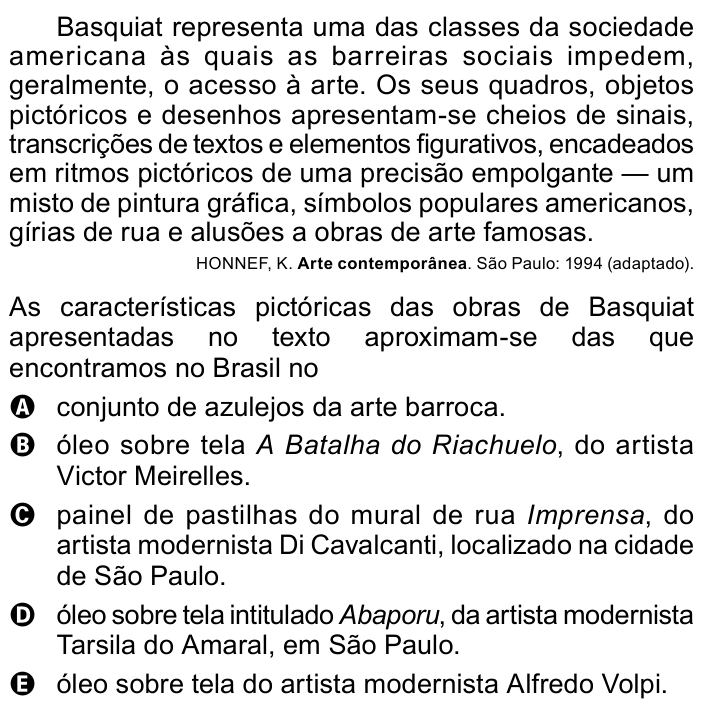 Questão 22 no caderno Azul do ENEM PPL 2023