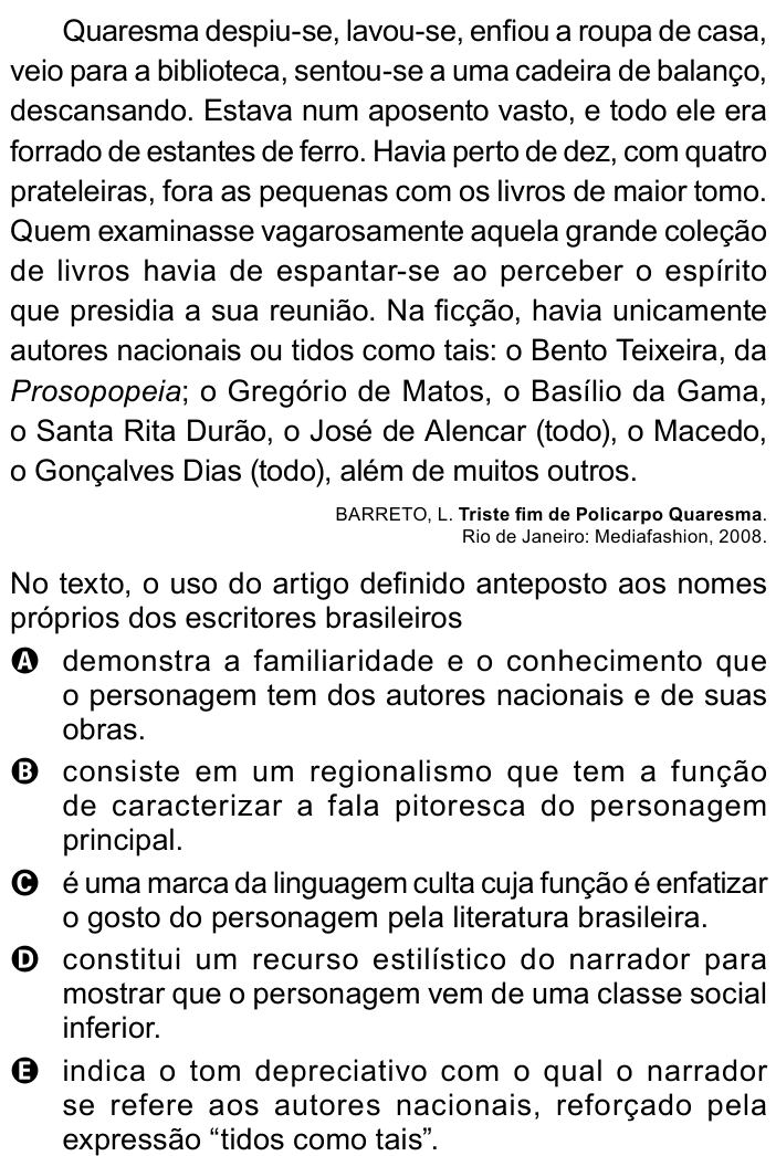 Questão 29 no caderno Azul do ENEM PPL 2023
