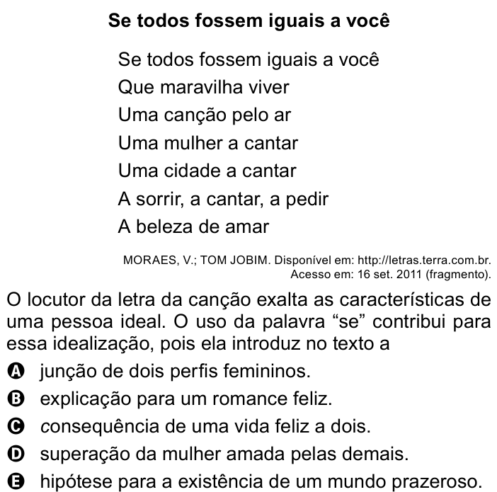 Questão 42 no caderno Azul do ENEM PPL 2023