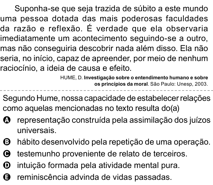 Questão 66 no caderno Azul do ENEM PPL 2023