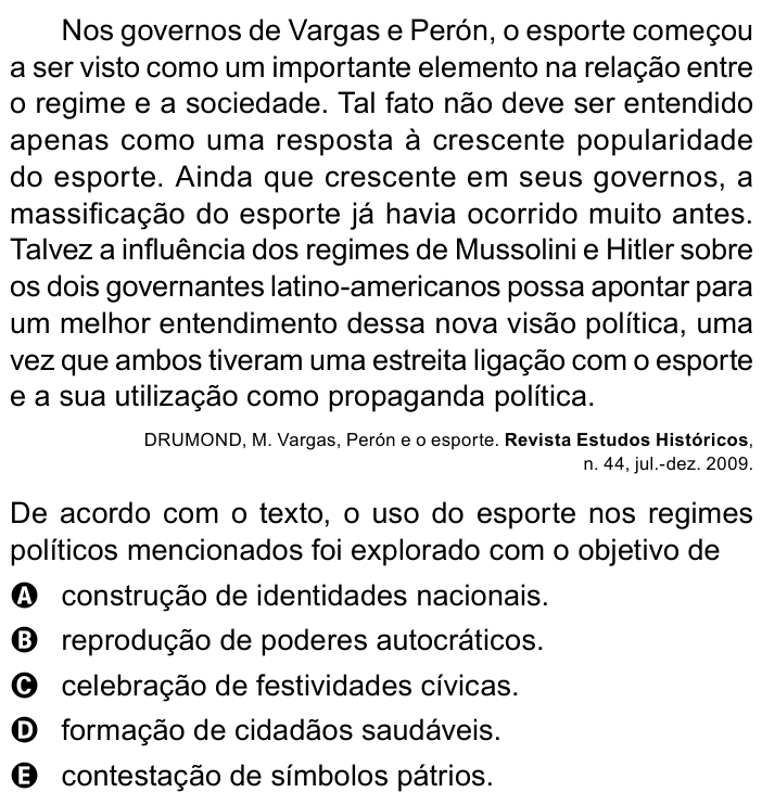 Questão 68 no caderno Azul do ENEM PPL 2023