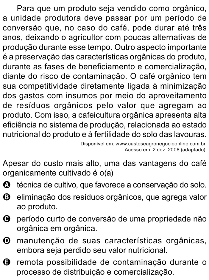 Questão 93 no caderno Azul do ENEM PPL 2023