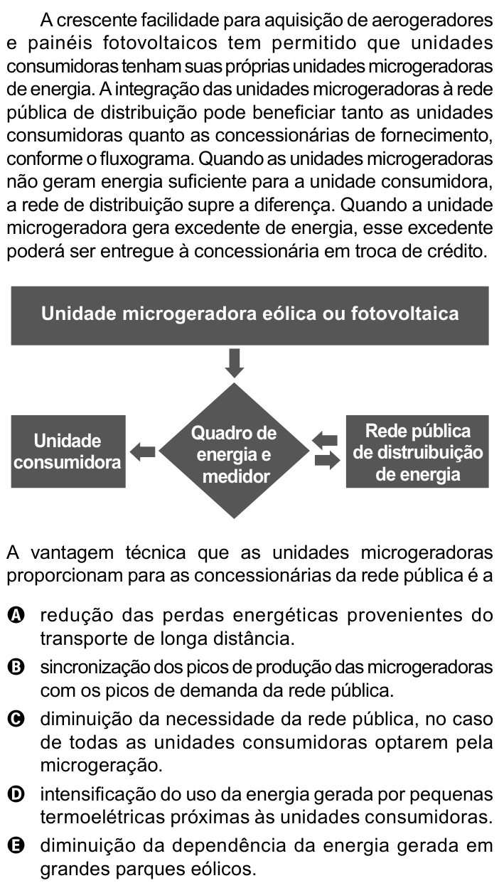 Questão 100 no caderno Azul do ENEM PPL 2023
