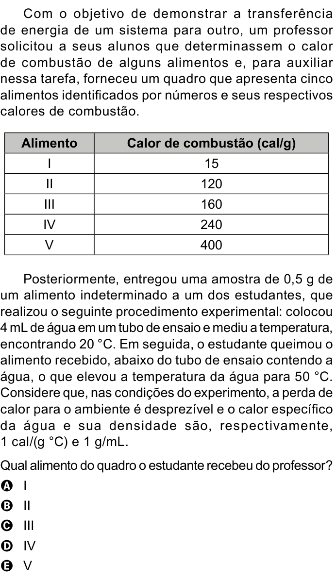 Questão 101 no caderno Azul do ENEM PPL 2023