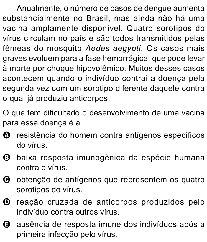 Questão 118 no caderno Azul do ENEM PPL 2023