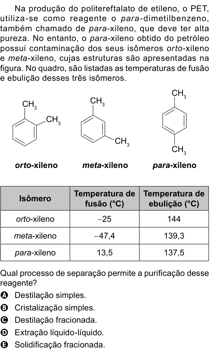 Questão 120 no caderno Azul do ENEM PPL 2023