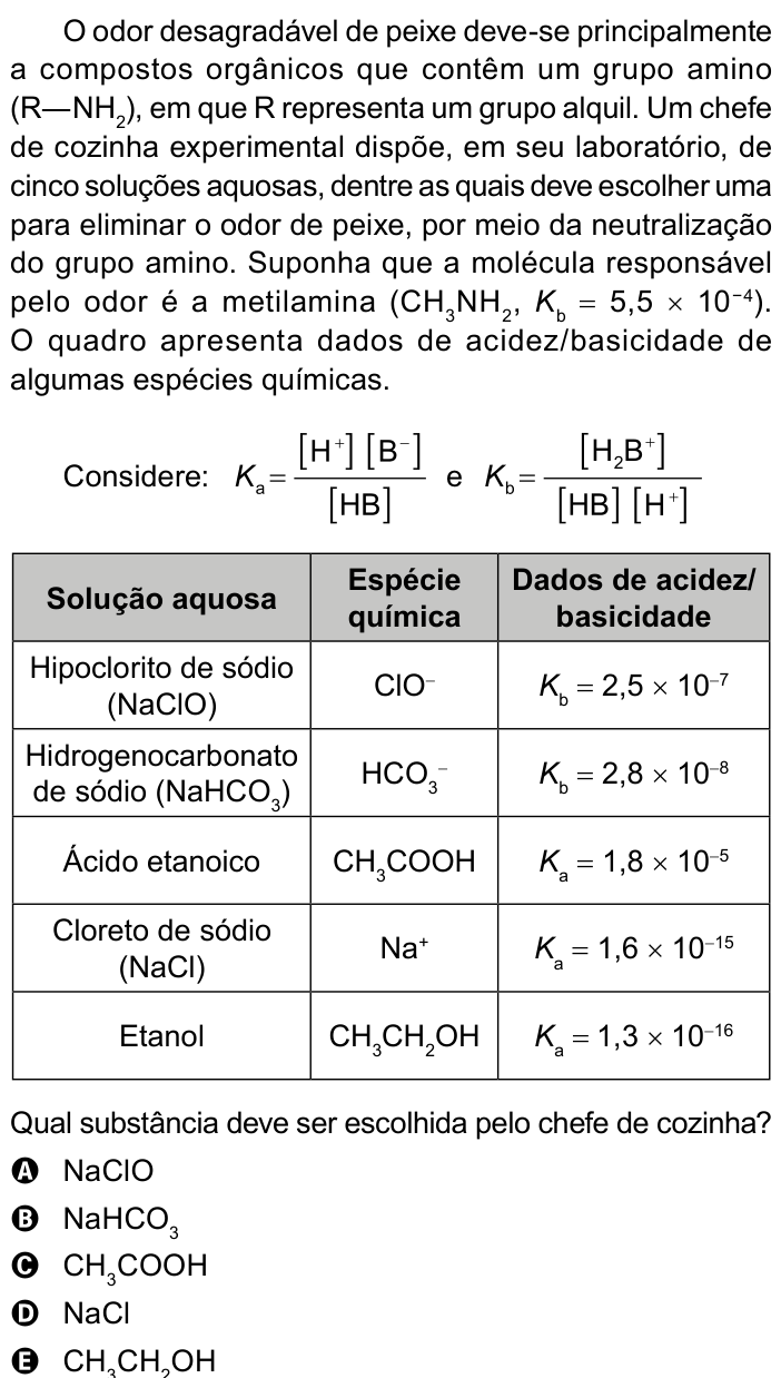 Questão 127 no caderno Azul do ENEM PPL 2023