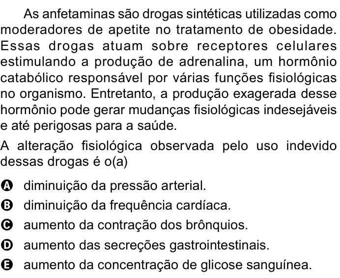 Questão 128 no caderno Azul do ENEM PPL 2023