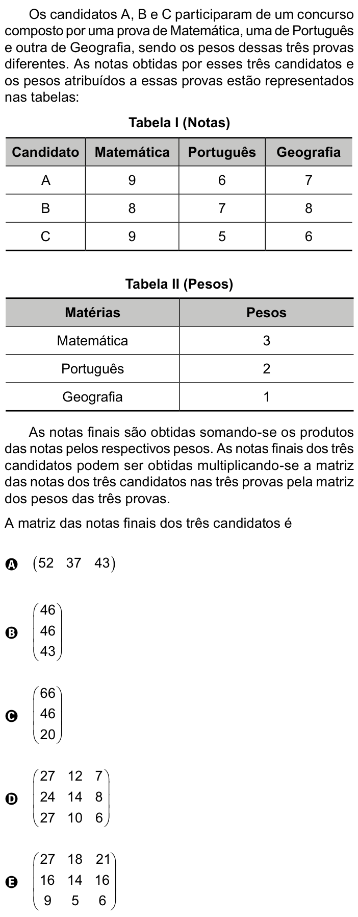Questão 145 no caderno Azul do ENEM PPL 2023