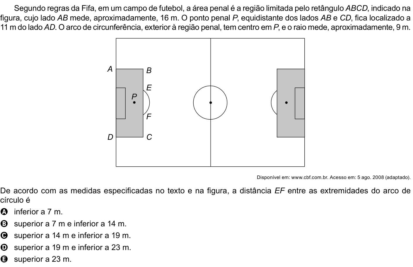 Questão 147 no caderno Azul do ENEM PPL 2023