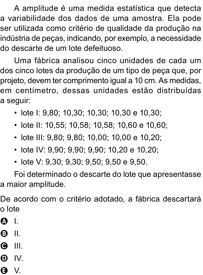 Questão 149 no caderno Azul do ENEM PPL 2023