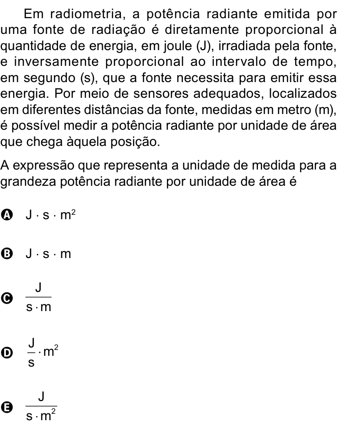 Questão 156 no caderno Azul do ENEM PPL 2023