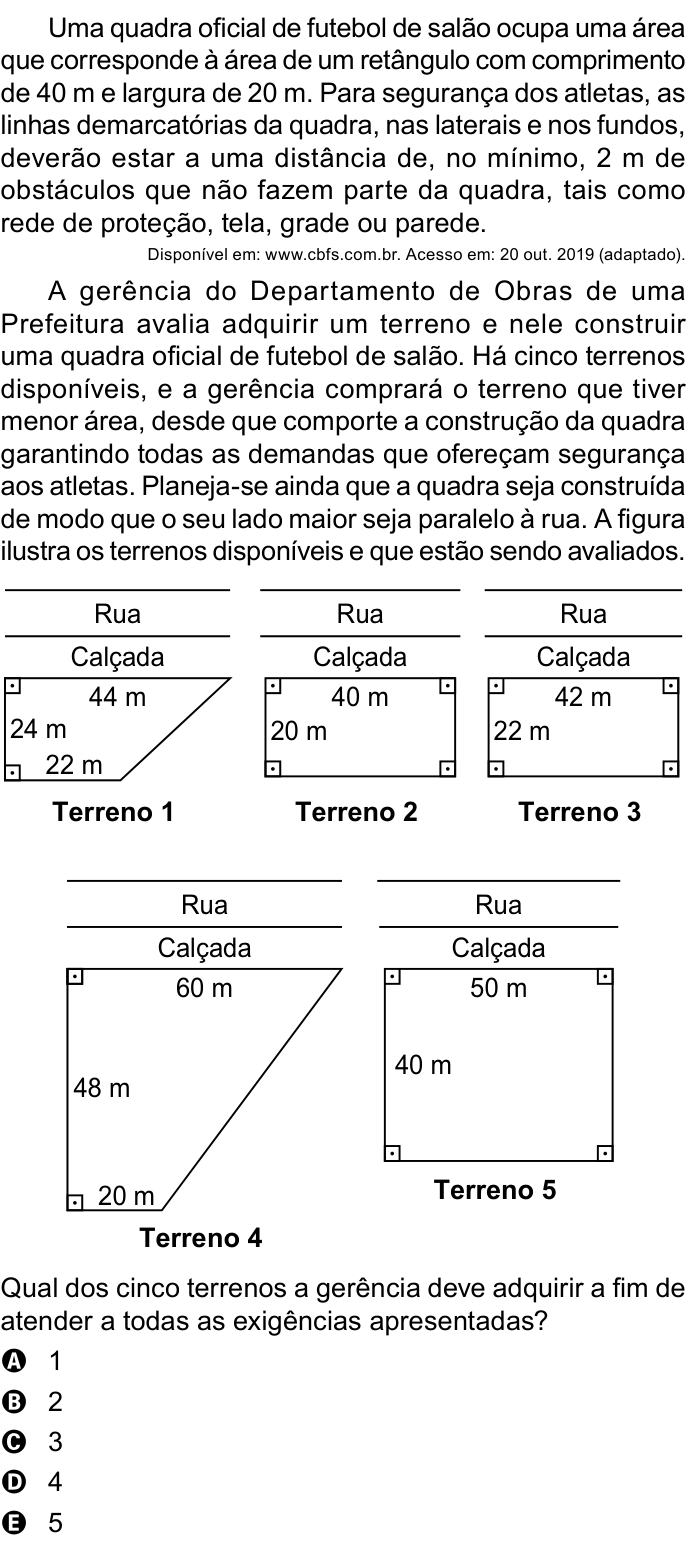 Questão 158 no caderno Azul do ENEM PPL 2023