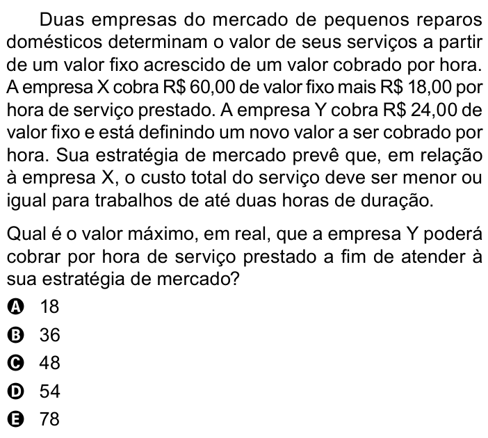 Questão 160 no caderno Azul do ENEM PPL 2023