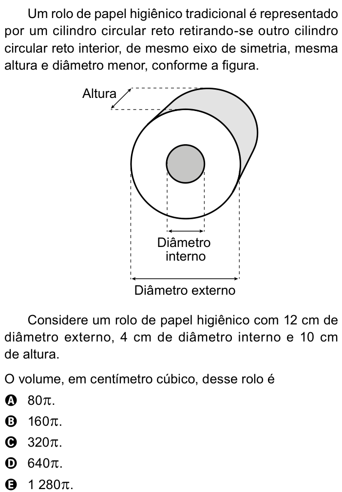 Questão 175 no caderno Azul do ENEM PPL 2023