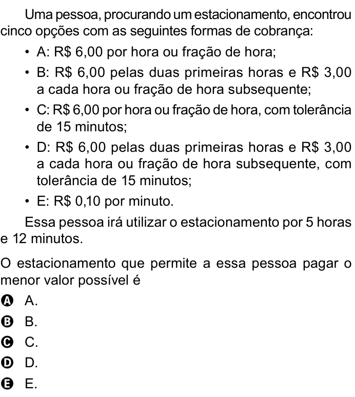 Questão 177 no caderno Azul do ENEM PPL 2023