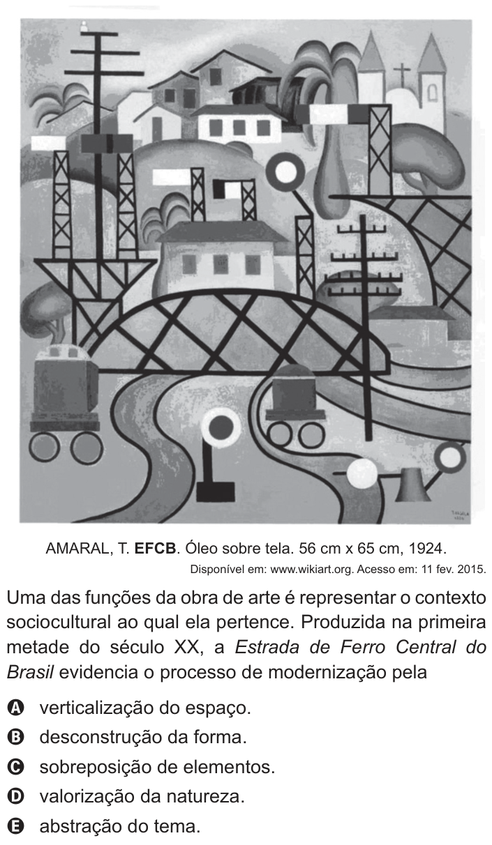 Questão 16 no caderno Azul do ENEM PPL 2018