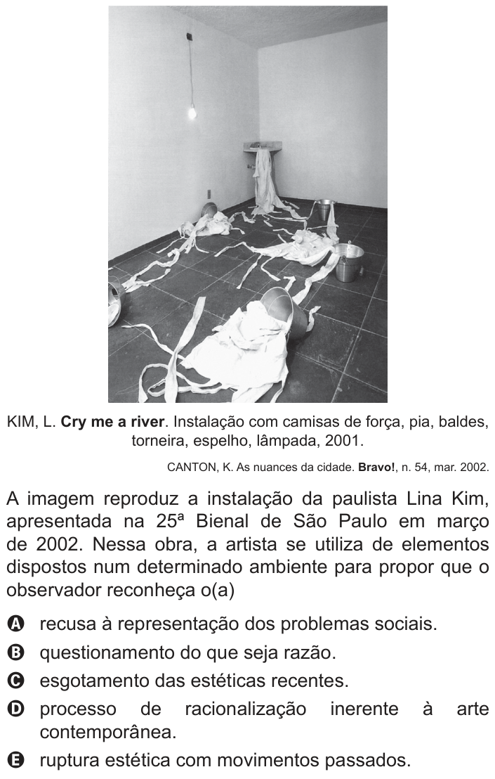 Questão 27 no caderno Azul do ENEM PPL 2018