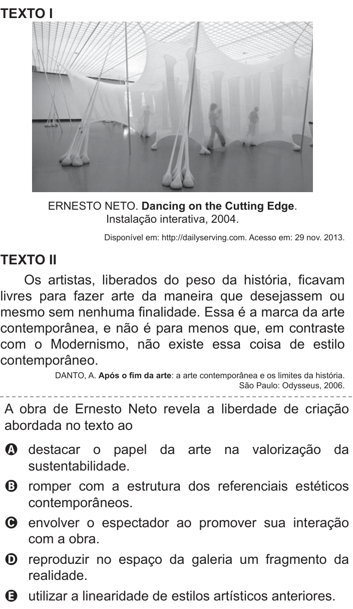 Questão 29 no caderno Azul do ENEM PPL 2018
