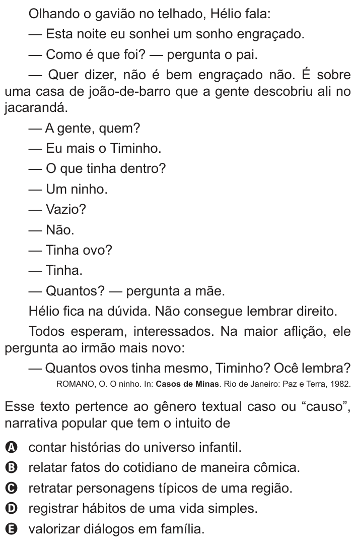 Questão 30 no caderno Azul do ENEM PPL 2018