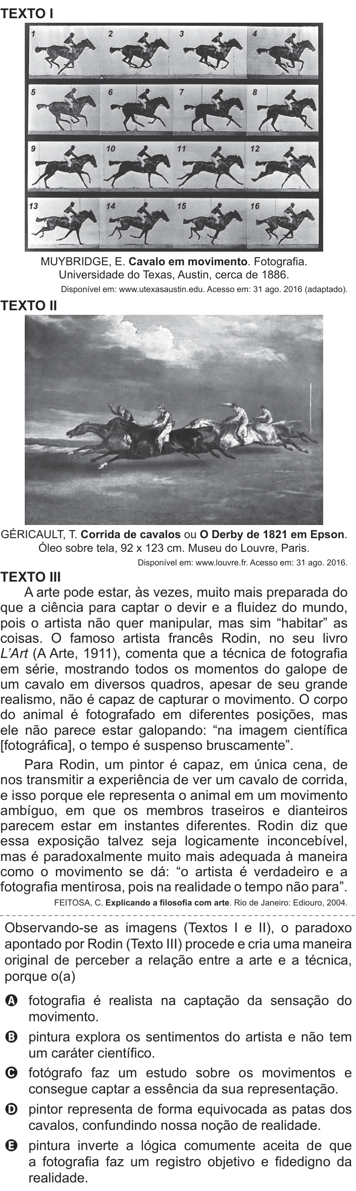 Questão 31 no caderno Azul do ENEM PPL 2018
