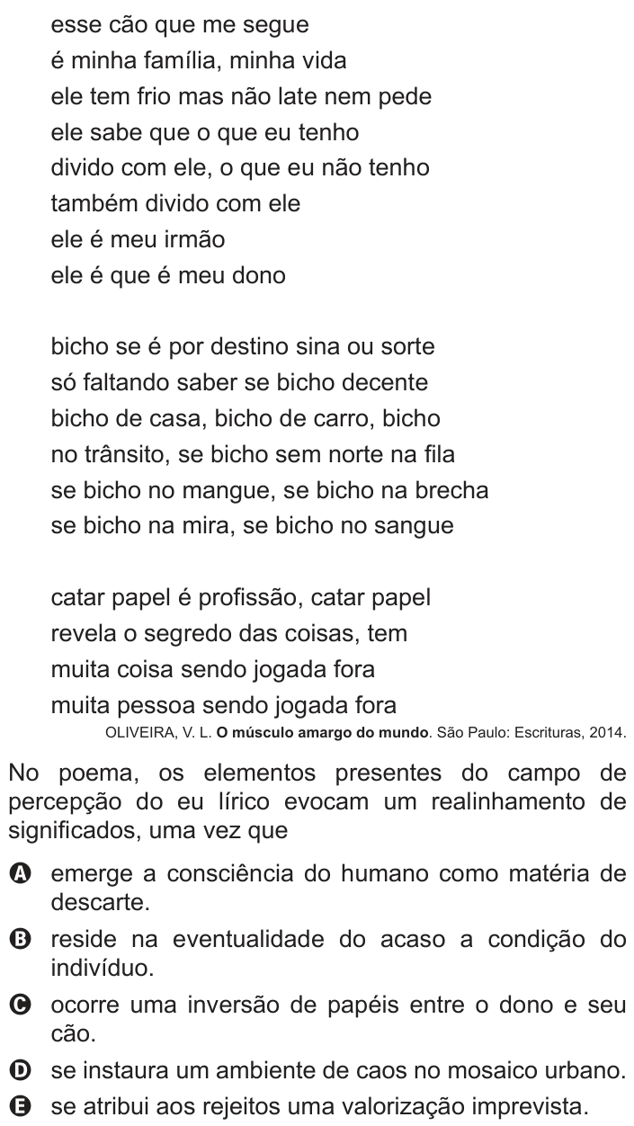 Questão 32 no caderno Azul do ENEM PPL 2018