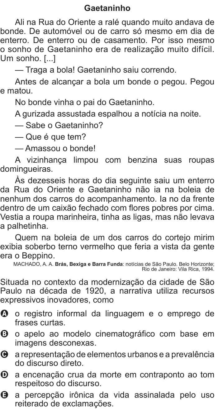Questão 35 no caderno Azul do ENEM PPL 2018