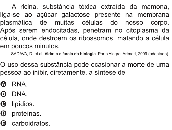 Questão 118 no caderno Azul do ENEM PPL 2018