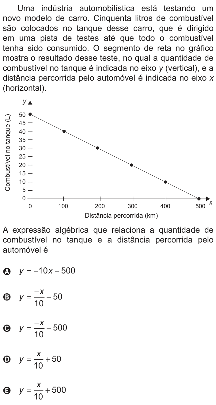 Questão 137 no caderno Azul do ENEM PPL 2018