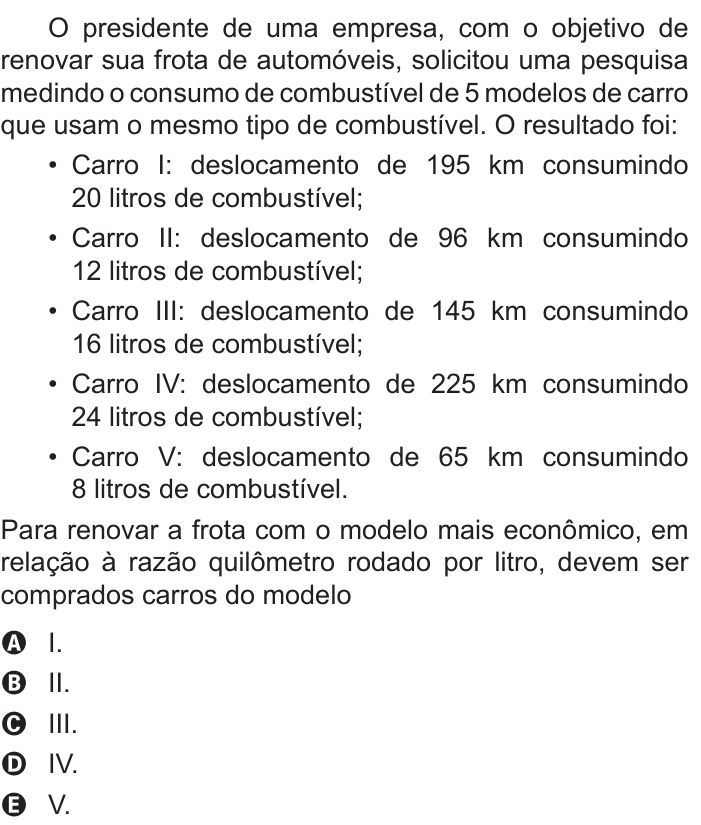 Questão 143 no caderno Azul do ENEM PPL 2018